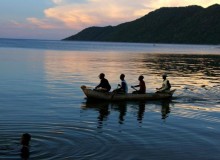 malawi-canoe ride by lake malawi